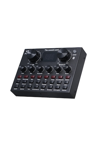 Hfambition V8plus Dışarıdaki Ses Kartı Seti: 16 Canlı Efekt, 3 Ses Değiştirme, Bt Akompaniman, İki Telefon İle Canlı Yayın, Bilgisayar Uyumlu