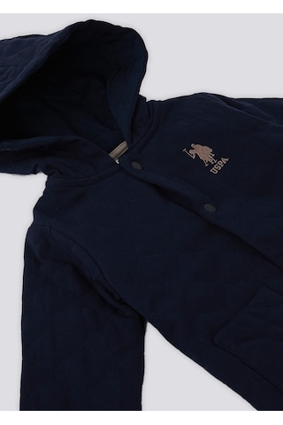 U.S. Polo Assn. U.s. Polo Assn Lacivert Cepli Kapüşonlu Bebek Mont 5274-41492 Lacivert