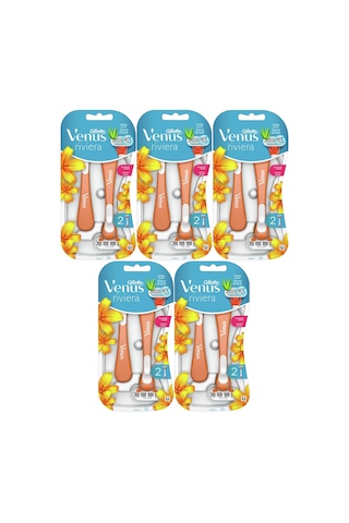 Gillette Venus Riviera Kullan At Kadın Tıraş Bıçağı 5 x 2'li