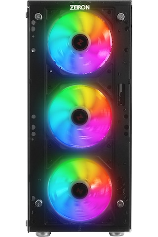 Zeiron Z-Master X100 4x120 MM RGB Fanlı Oyuncu Kasası