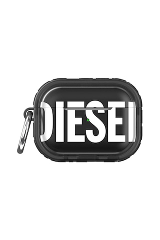 Diesel Apple AirPods Uyumlu Pro / Pro 2 İçin Biscotto Bumper Kılıf - Siyah