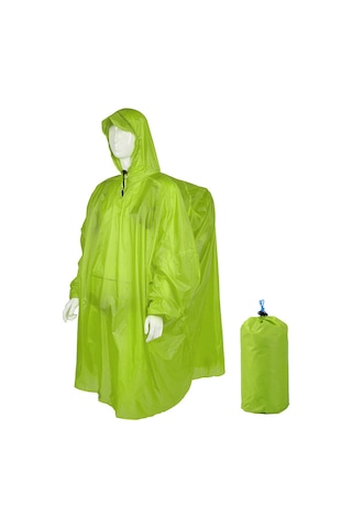 Padalink 15d Naylon Silikonlu Yağmurluk - Sırt Çantalı Outdoor Yağmurluk Yeşil Yeşil