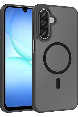 Adige Samsung Uyumlu Galaxy A17 Kılıf Babet Araç Tutucu Özellikli Silikon