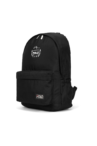 Cambridge Polo Club Urban Ön Bölmeli Unisex Sırt Çantası Siyah