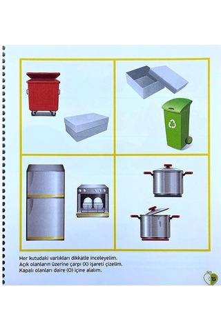 3 Yaş Cıvıl Cıvıl Kavramlar Kitabı Eğiten Kitap
