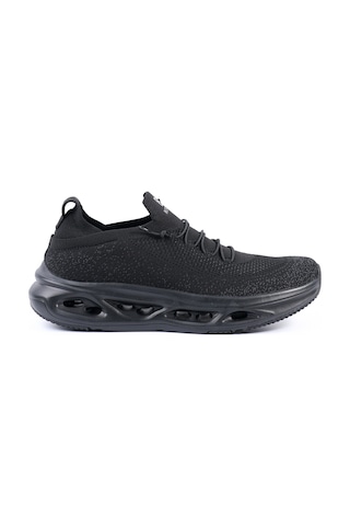 Tuna Bottier Siyah Bağcıksız Erkek Spor Ayakkabı Triko Sneaker - 25asm851 Siyah