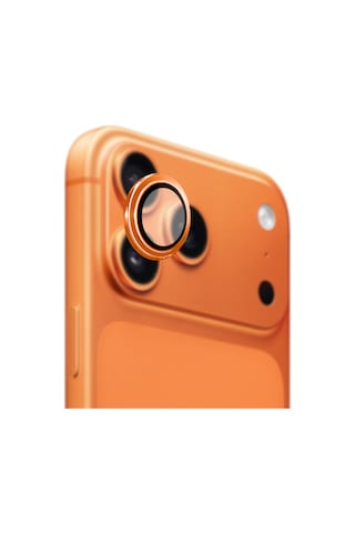 Safeus 9h+ Safir Temperli Kamera Lens Koruyucu Apple Uyumlu iPhone 17 Pro Max Ve İle Kozmik Turuncu