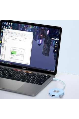 Philips SWR1670 Type-C To 3 USB 3.0 HDMI PD 3.0 Dönüştürücü Switch Hub