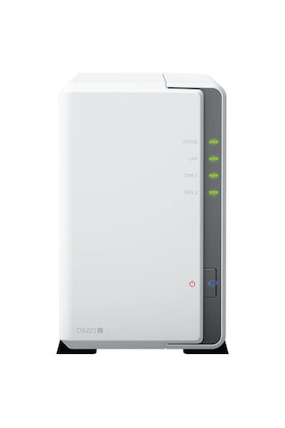Synology 2diskli Realtek Qc-1gb Ram-gigabit Nas Server Ds223j