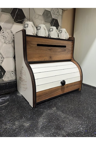 adımshops New Bread Box-yeni Ekmeklik, Havlu Peçetelik(saklama Gö Ceviz adımshops New Bread Box-yeni Ekmeklik, Havlu Peçetelik(saklama Gö Ceviz