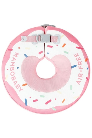 Mambobaby Emniyet Kemerli Bebek Yüzme Boyun Simidi Renkli Pembe