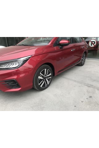 Autogp Honda City Uyumlu Kapı Koruma Çıtası Pianoblack 2021+ İçin Uygundur