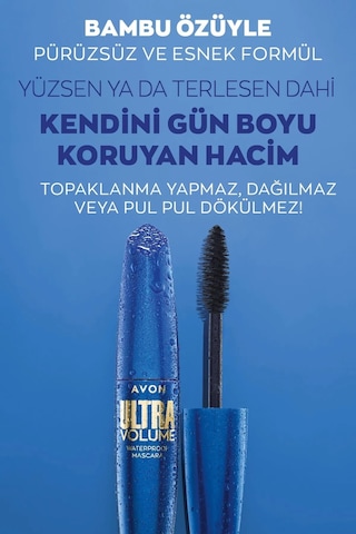 Ultra Volume Suya Dayanıklı Maskara Brown Black