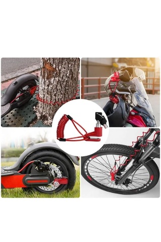 Umotech Yüksek Güvenlikli Bisiklet Scooter Motosiklet Kilidi