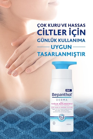 Bepanthol Derma Yoğun Nemlendirici Günlük Vücut Losyonu 400 Ml 2 Adet