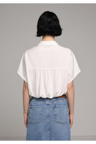 Colin's Colins Fashion Fit Shirt Neck Jakarlı Kadın Beyaz Kısa Kol Gömlek Cl1078718 Q1.v1 Wht