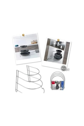 Canyon-4 Katlı Tava Rafı Polytherm Kaplama Gri 12v