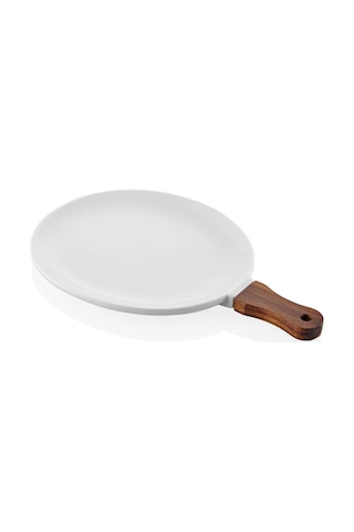 The Mia Woody Porselen Servis 34x21 Cm
