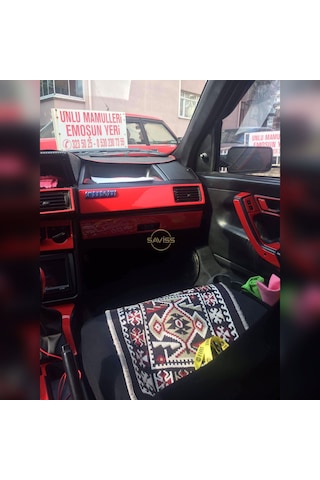 Fiat Tempra Tipo 54 Parça Kırmızı Full Set Torpido Maun Kaplama