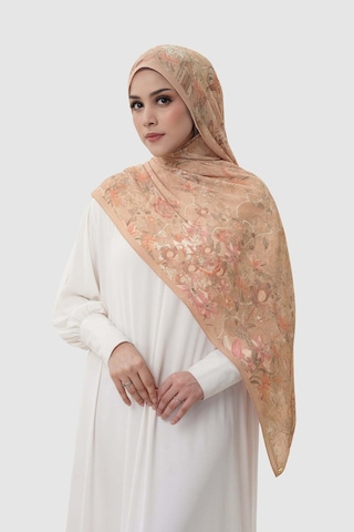Buttonscarves Dubai Piliseli Şal - Milkshake Çok Renkli