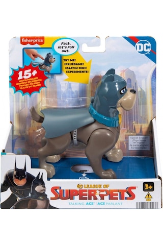 Imaginext DC League of Super Sesli Figürler Ace HJF28-HJF31