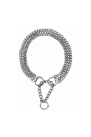 Trixie Köpek Şok Boyun Tasması, 3 Sıra Zincir, Gerginlik Giderme, L-xl : 60cm Csmtex - 2 / 2,5mm
