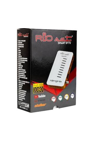 Riosat Smart IPTV Full HD 1080P 2 GB Ram Smart Akıllı Kumandalı Uydu Alıcısı