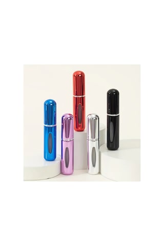 5 Adet 5ml Mini Parfüm Atomizer, Alt Dolum Seyahat Taşınabilir Parfüm Sprey Şişesi,