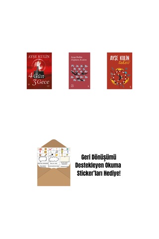 4 Gün 3 Gece + Everest Açıkhava 19 - Doğdum. Kızdım + Taksiii + Okuma Sticker'ları