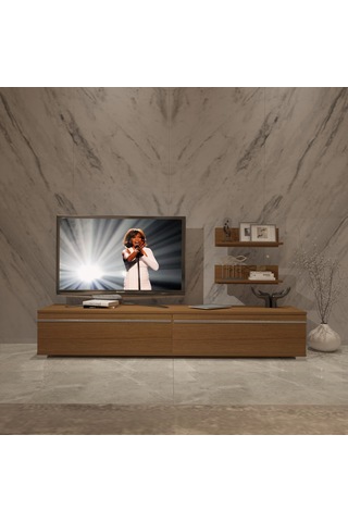 Decoraktiv Eko 4 Mdf Std Tv Ünitesi Tv Sehpası Ceviz