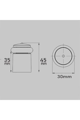 Şeffaf Kapı Yer Stoperi Çarpma Duvar Koruyucu Durdurucu Tampon - 2 Adet