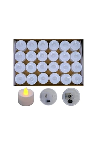 Pilli Mum 1.8cm 24'lü Paket Çok Renkli
