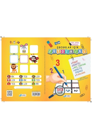 Çocuklar İçin Zeka & Dikkat Güçlendiren FUTOSHİKİ Başlangıç Düzey Yeni Nesil JAPON SUDOKU 7-99 Yaş