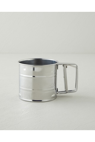 English Home Steel Master Paslanmaz Çelik Un Eleği Mutfak Gereci 10.5 Cm Gri Gri