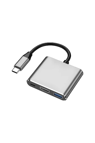 Suntek Tip C - Hdmı Kablosu Dönüştürücü Dizüstü Ev Gri