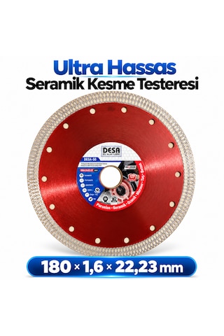 10 Adet Ultra Hassas Seramik Kesme Taşlama 180 Mm Granit Fayans Mermer Cam Elmas Kesme Testeresi