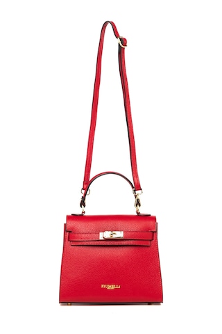 D90 Rubino Portföy Çantası Kadın Katıa Piumelli Milano Bag D90 Rubino
