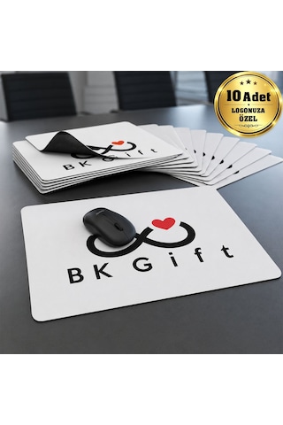 Logonuza Özel 10 Adet 28x40 Cm Kaymaz Tabanlı Sümen Mouse Pad Kurumsal Baskılı