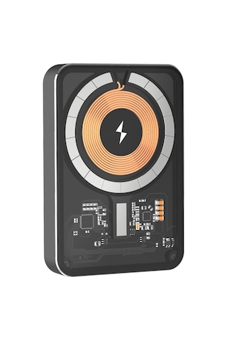 Ixtech 6971202170836 15w Magsafe 10.000 Mah Powerbank Kablosuz Şarj Cihazı Siyah