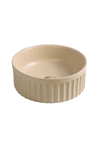 Ey-4715mk Mat Krem Tezgah Üstü Lavabo