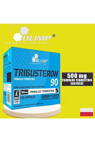 Olimp Tribusteron 90 120 Kapsül Aromasız Tribulus Terrestris