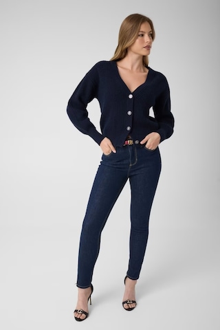 Guess Faith Kadın Yün Karışımlı Hırka W6br28z1410 Lacivert