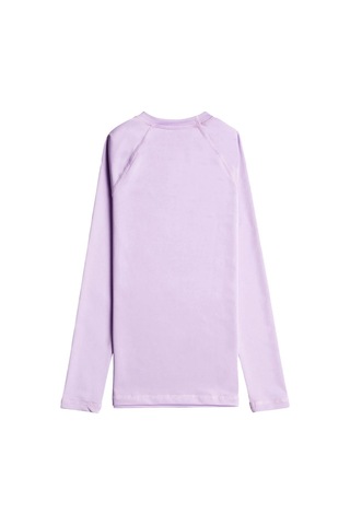 Roxy Ergwr03342 Beach Classics Ls Kız Çocuk Yüzücü Tişörtü Mor