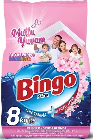 Bingo Premium Toz Çamaşır Deterjanı Beyaz 7 KG