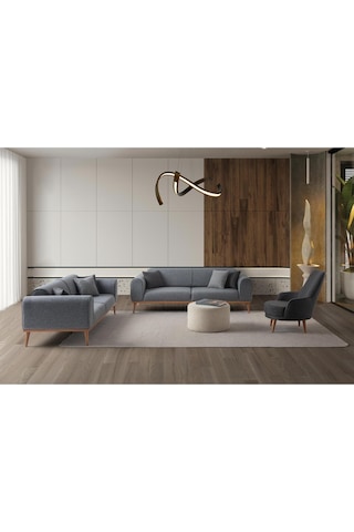 Rebull 3+3+1 Koltuk Takımı Gri