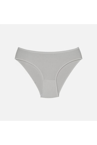 Erdenay Tekstil Penye Licralı Kadın Bikini Külot 6'lı - Beyaz Beyaz