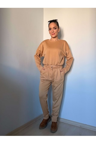 Ali Butik Camel Modal Takım Camel