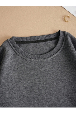 Startmore Japon Tokyo Sakura Baskı Bahar Rahat Kadın Kazak Kazak Sıcak Yumuşak Hoodies Gevşek Crewneck Antrasit