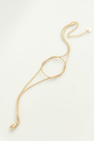 Ezoconcept 316l Çelik Gold Renk Düğüm Model Bileklik Çok Renkli