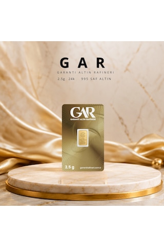 3 Adet 2.5 Gr 24 Ayar Altın 995 Gar